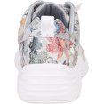 thumbnail image 4 of Women's Nurse Mates Velocity Sneaker White Flower Leather 8.5 W, 4 of 6