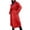 Red, variant on Vedolay Coat for Women Winter Fashion Women Casual Solid Hooded Plush Warm Jackets Black,L