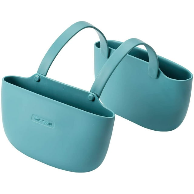 Soporte para utensilios de cocina Soporte para fregadero de esponja azul Cesta Sailing Electrónica