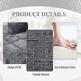 thumbnail image 3 of Villeston Modular Sectional Sofa, Chenille L-shaped Sofa with Chaise longue, Equipped with Side Pockets for Living Room,Gray, 3 of 8