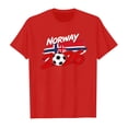 thumbnail image 4 of YunPes Boys & Girls T Shirts Norwegian 2026 Football Fan Tees Fashion Print Cotton Short Sleeve Tops Summer Casual Basic Clothes, 4 of 4