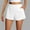 White#2, variant on LEBONYARD Stylish Women's Shorts for Warm Weather,Women Summer Solid Color Shorts Side Zipper with Pockets Navy S