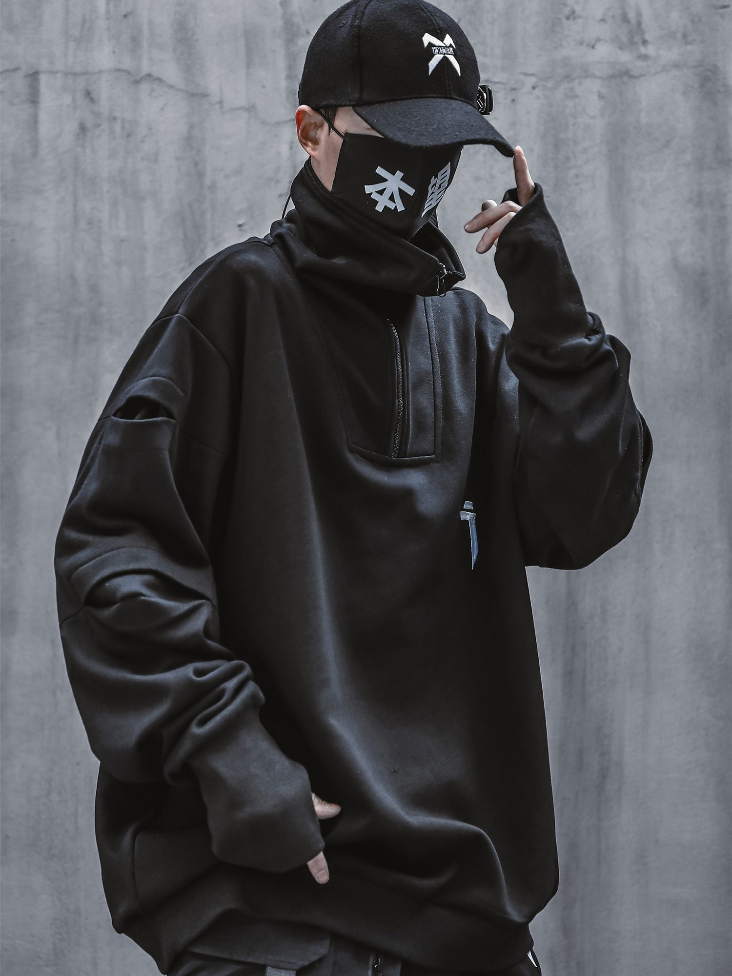Ice Jacket Niepce Inc Japanese Streetwear Zip Up Windbreaker