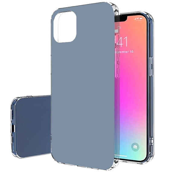 TalkingCase Slim Phone Case Compatible for Apple iPhone 14 Pro Max, Light Grayish Blue Print, Lightweight, Flexible, Soft, Printed in USA