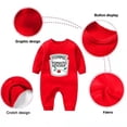 thumbnail image 2 of AOUYOA Baby Triplets Bodysuit Yummz Ketchup Mustard Unisex Romper, 2 of 3
