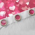 thumbnail image 4 of Feelyou Love Heart Teens Blackout Curtains Set of 2 (52x84 Each), Glitter Pink Cartoon Window Curtains, Romantic Valentine's Day Curtains and Drapes, Window Curtains Decor, 4 of 6