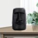 thumbnail image 4 of Estatua de resina Sunnimix estilo retro cabeza de Moai decoración de escritorio Negro, 4 of 8
