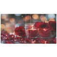 thumbnail image 2 of Ring Binders Red Heart Candles and Petals Presentation1.5-inch, Slant Ring One-Touch, 2 of 9