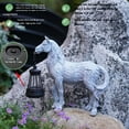 thumbnail image 6 of Horse Garden Statue with Lantern Solar Lighted Outdoor Figurine Sculpture for Yard Lawn Patio Farmhouse, Whimsical Home Decor, Gift for Housewarming Birthday Christmas ,19x7x17cm, 6 of 9