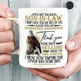 thumbnail image 4 of To My Dear Son In Law Mug Option Is Some Days Best Gift For Son-In-Law Mug, 4 of 7