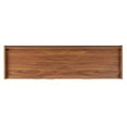 thumbnail image 4 of SAFAVIEH Safiya 2-Shelf Media Stand Walnut / Black, 4 of 7