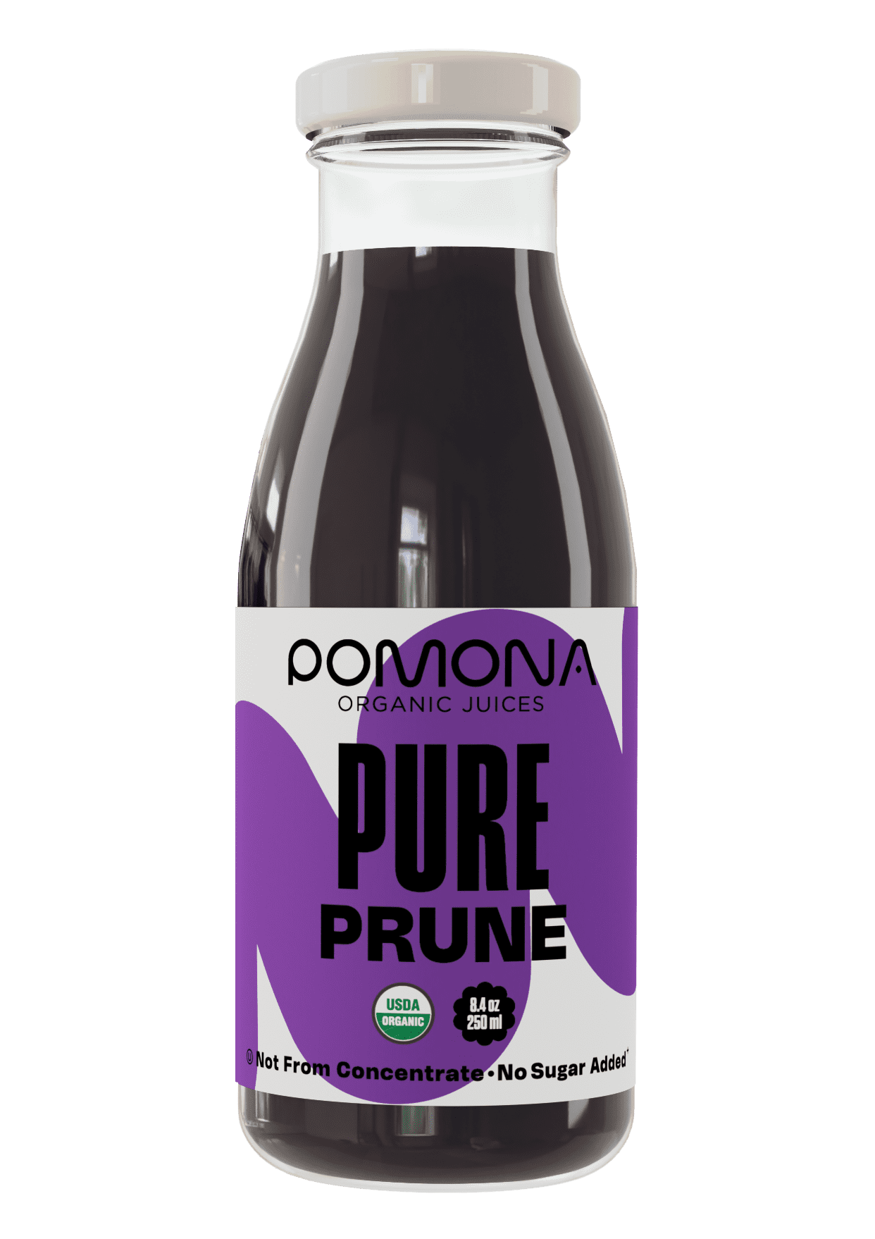 Pomona Organic Juices Prune Juice, 8.4 Oz Bottle (Pack of 12)