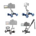 thumbnail image 4 of Flmtop Rolling Stabilizer Track Slider Photography Camera Magic Arm Rail Stand Dolly, 4 of 7