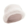 thumbnail image 4 of Clearance! Fdelink Trapper Hat Winter Hats Women Fashion Solid Color Mink Hat Windproof Warm Dome Hat Casual Plush in Winter, 4 of 4