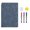 Blue, variant on Reusable Whiteboard Notebook, Portable Dry Erase Board,Includes 1 White Cloth, 3 Pens, And a Blackboard Eraser. Mini Portable Whiteboard Notebooks for Office Home Use Travelers Notebook Dark Blue
