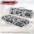 thumbnail image 7 of HUIACONG Gray Camo UTV Seat Covers Waterproof Easy Installation 4 Wheeler Seat Cover Non-Slip Soft for Kawasaki Mule 3000 3010 3020, 7 of 7