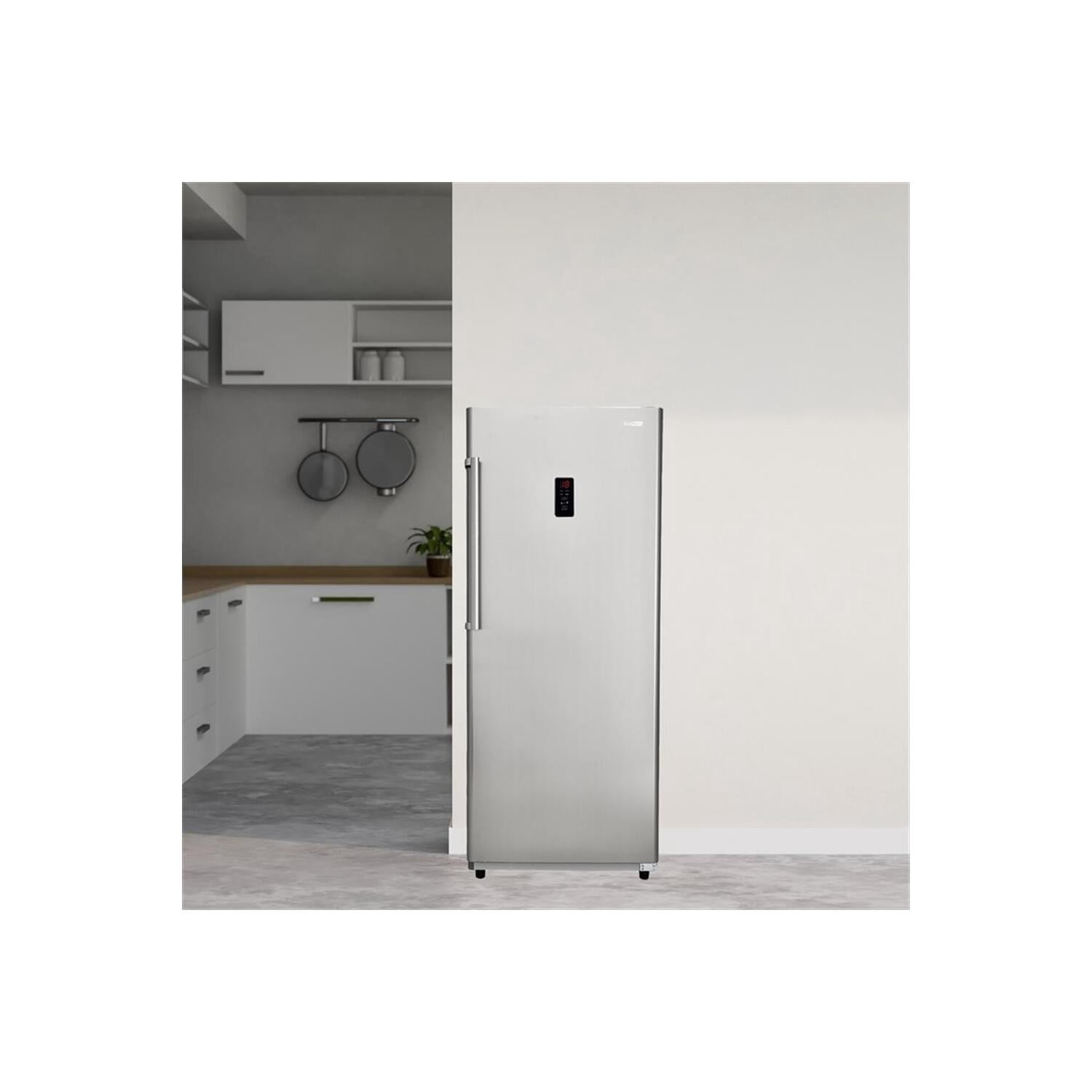 Conserv 17 cu. ft Convertible Upright Freezer/Refrigerator in Stainless
