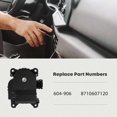 thumbnail image 3 of Actuador de puerta de aire HVAC, palanca de puerta de mezcla de calentador para Toyota Camry Highlander Avalon Sienna Venza Lexus ES350 RX350, 3 of 5