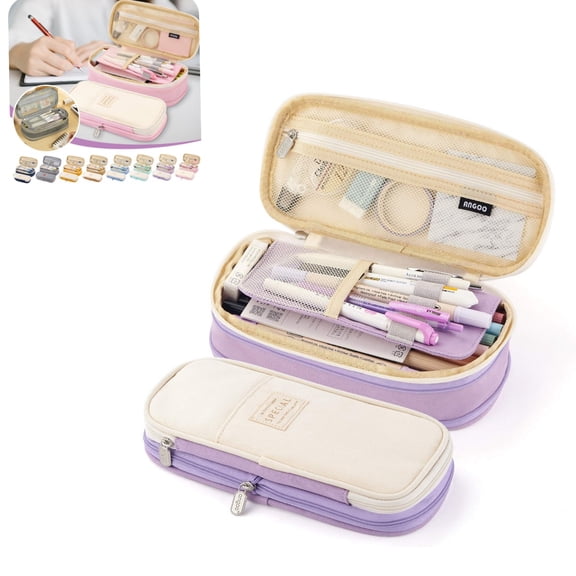 Big Capacity Pencil Pen Case Office College Classroom Large Storage High Capacity Bag Pouch Holder Box Organizer