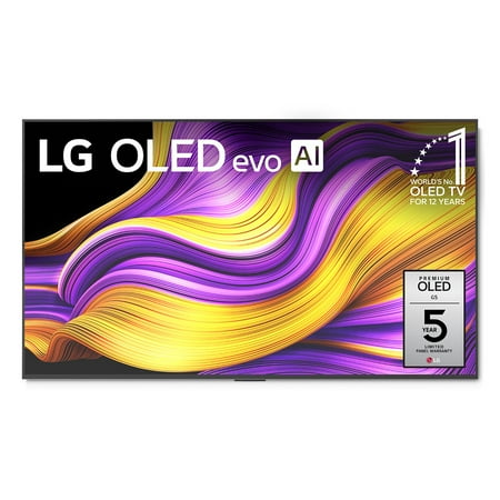 LG - 55" Class G5 Series OLED evo AI 4K UHD Smart webOS TV with One Wall Design (2025) - image 2