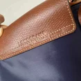 thumbnail image 5 of CHAO Longchamp Le Pliage Original Bolso Tote Mediano, Azul Marino, 5 of 5
