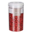 thumbnail image 2 of Food Storage Container Rice Grain Organizer Transparent Stackable Bottle Home Kitchen Sealable Bin  2800ml, 2 of 11