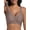 Light Coffee, variant on Seamless Wireless Supportive Bras for Women Push Up No Underwire Deep V Mesh Comfortable Bralette Everyday Womens Bra S-3XL