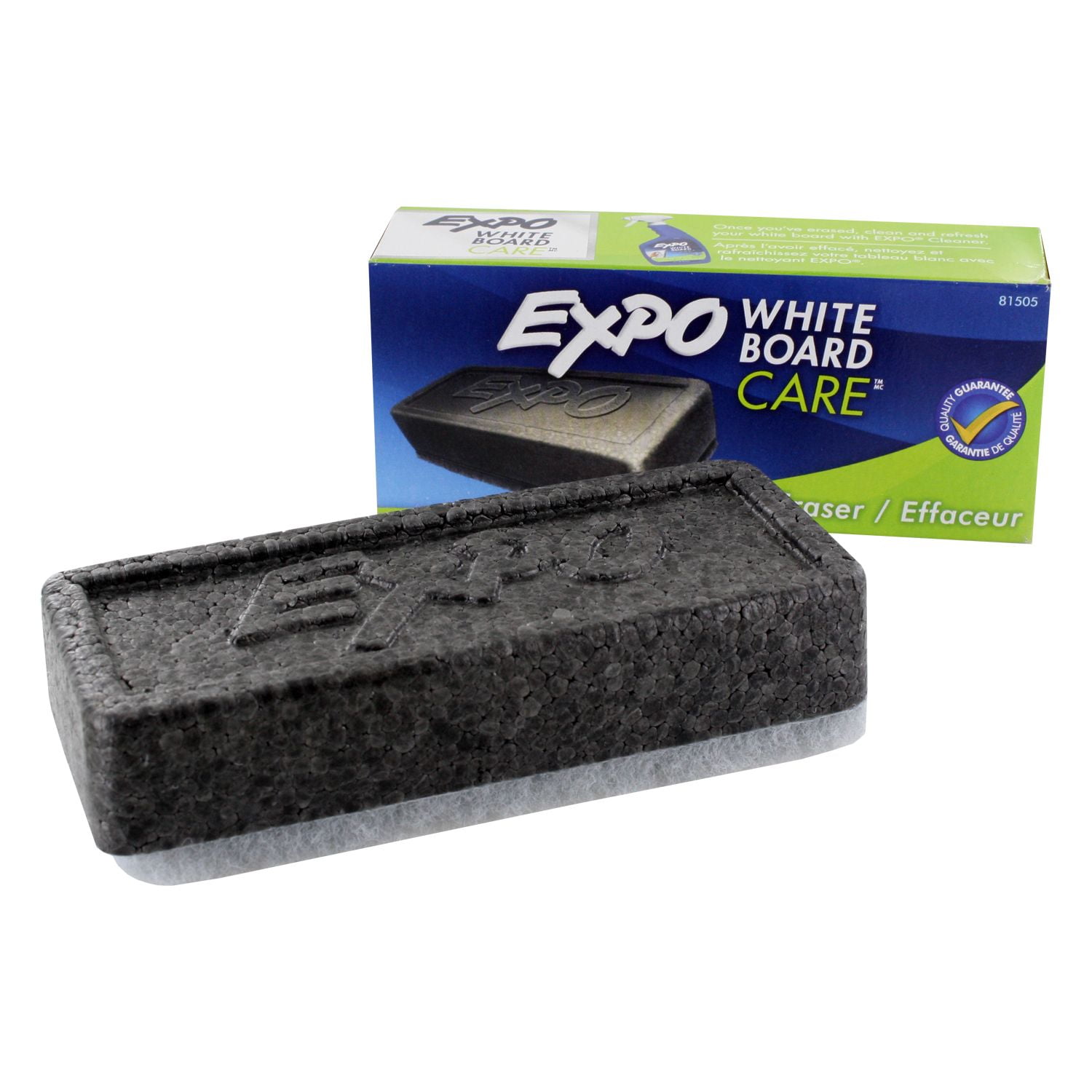 5 1/8 W X Expo 81505 Block Eraser Dry Erase Whiteboard Board Eraser Soft Pile 
