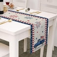 thumbnail image 4 of Bannière de Table Décorative pour le Jour de l'Indépendance, Drapeau de Table à Rayures Patriotiques, Ruban Filaire Personnalisé en Satin, 4 of 5