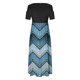 thumbnail image 4 of Vestido de cuello redondo con estampado de hombros descubiertos y manga corta informal de verano para mujer OAVQHLG3B Store  lin121212, 4 of 4