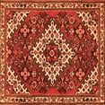 thumbnail image 1 of Ahgly Company Indoor Square Persian Orange Traditional Area Rugs, 8' Square, 1 of 1