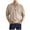 Khaki, variant on Lmnyox Solid Golf Shirts for Men Casual Dressy Long Sleeve Collared T Shirts Classic Basic Office Work Tops