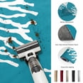 thumbnail image 5 of Area Rugs 5'x7', Teal Blue Coral Coastal Carpet Runner Indoor Outdoor Rugs Home Decor Aesthetic, Nautical Ocean Summer Beach Non Slip Mats Washable Accent Rug for Living Room Bedroom, 5 of 8