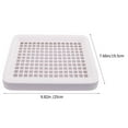 thumbnail image 2 of OULII Pet Toilet Rabbit Litter Pan PP Material Gray White Mini Portable for Guinea Pigs 1Set, 2 of 7
