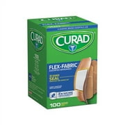 Flex Fabric Bandages Assorted Sizes, 100 per Box