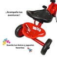 thumbnail image 4 of Triciclo Infantil con Luz y Sonido, 3 a 5 Años - Rojo, 4 of 8