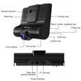 thumbnail image 1 of Night View Dash Cam Loop Recording Device Wide Angle Dashboard Dash Camera LCD Screen HD Dash Cam, 1 of 9