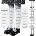 thumbnail image 4 of Tranfacy Girls 0-10 Years Fall Pants Solid High Waist Tight Breathable Yoga Base Layer Trousers, 4 of 5