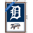 thumbnail image 3 of MLB Detroit Tigers - Logo 22 Wall Poster, 22.375" x 34" Framed, 3 of 5