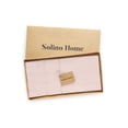 thumbnail image 4 of Solino Home Pink Cotton Linen Tablecloth 52 x 52 Inch - Dru Machine Washable Square Table Throw for Mothers Day, Spring, Easter, 4 of 4