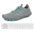 thumbnail image 2 of Zapatos Agua Secado Rápido Buceo Zapatillas Hombre Mujer Aqua ( 42) Gris Claro Gris, 2 of 9