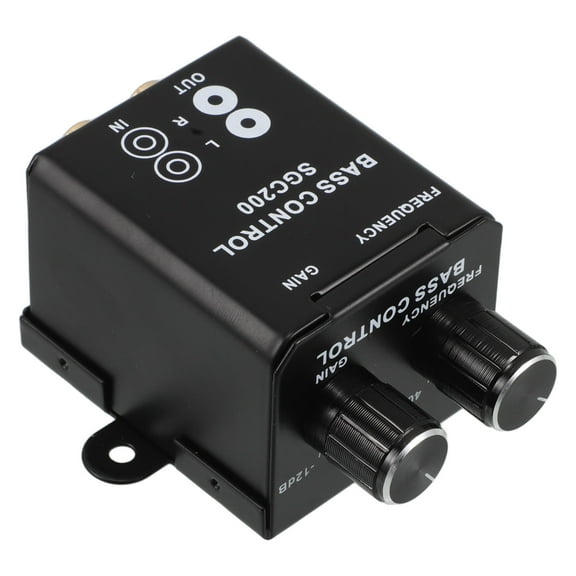FRCOLOR Car Rca Remote Amplifier Universal Bass Knob With Volume Control And Gain Adjustment For Subwoofer And Speaker Amplifiers