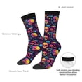 thumbnail image 4 of Cauagu Skull mushroom Print Crew Socks for Women and Men,Adult Athletic Running Socks 1-Pair Sports Socks Work Gear Socks with Moisture Wicking, 4 of 6