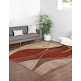 thumbnail image 3 of Rugs.com Equinox Collection Rug – 4' Square Multi Low Rug Perfect For Living Rooms, Kitchens, Entryways, 3 of 6