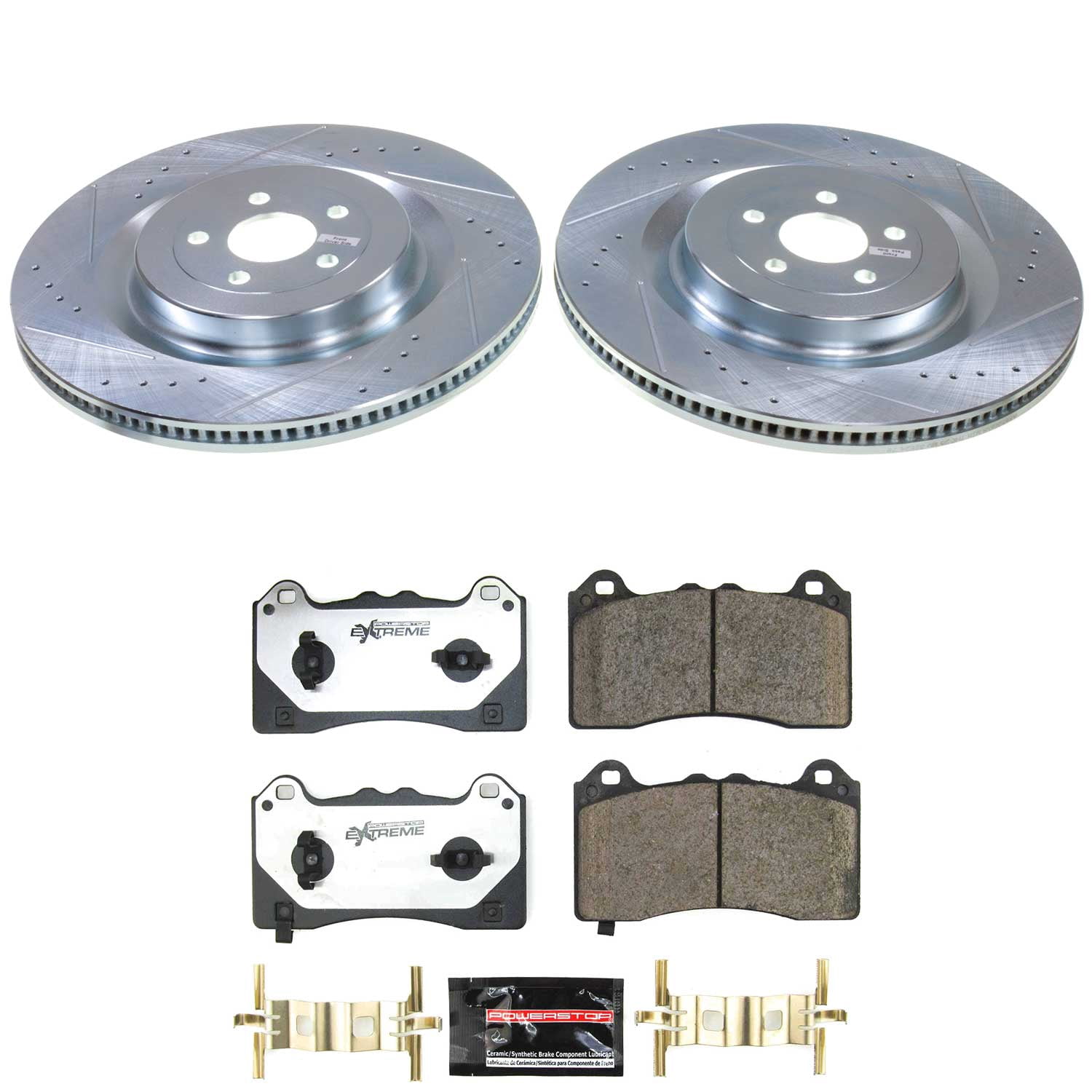 PowerStop Front Z26 Street Warrior Brake Pad and Rotor Kit for Ford Mustang Mach-E 2021-24, K9265-26