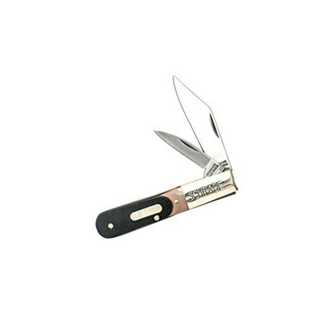 - 280OT Barlow Folding Pocket Knife, 7Cr17 High Carbon Stainless Steel Clip Point Blade and Pen Blade with Nail Pulls By Old Timer