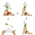 thumbnail image 3 of 8x Porte-Serviettes en Plastique Torsadé Vert, 3 of 7