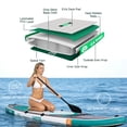 thumbnail image 4 of Inflatable Stand Up Paddle Board 11' Upright Paddle Board with Adjustable Aluminum Paddle, 33" Wide Stable Deck, Non-Slip Surface, for Adults & Youth, 4 of 11