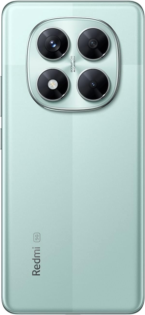 Xiaomi Redmi Note 14 Pro 5G + 4G LTE (for Tmobile Mint Tello & Global) (256GB + 8GB) NFC 6.67" 120Hz 200MP Pro AI Camera Model 24090RA29G Unlocked Dual Sim (Coral Green)
