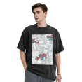 thumbnail image 2 of Spider-Man Men's Vintage Washed Drop Shoulder Short Sleeve T-Shirt, 2 of 7